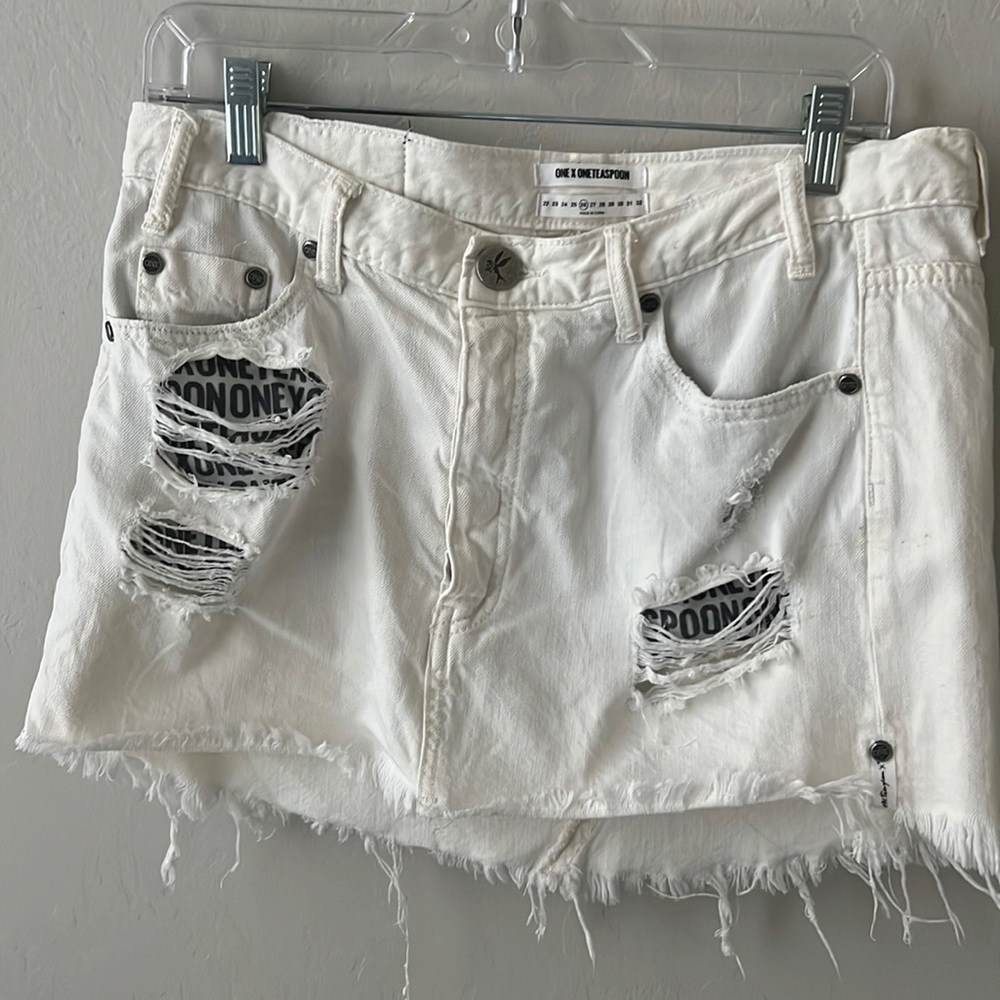 One teaspoon mini Jean skirt